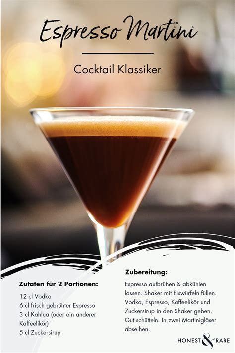 espresso martini selber machen